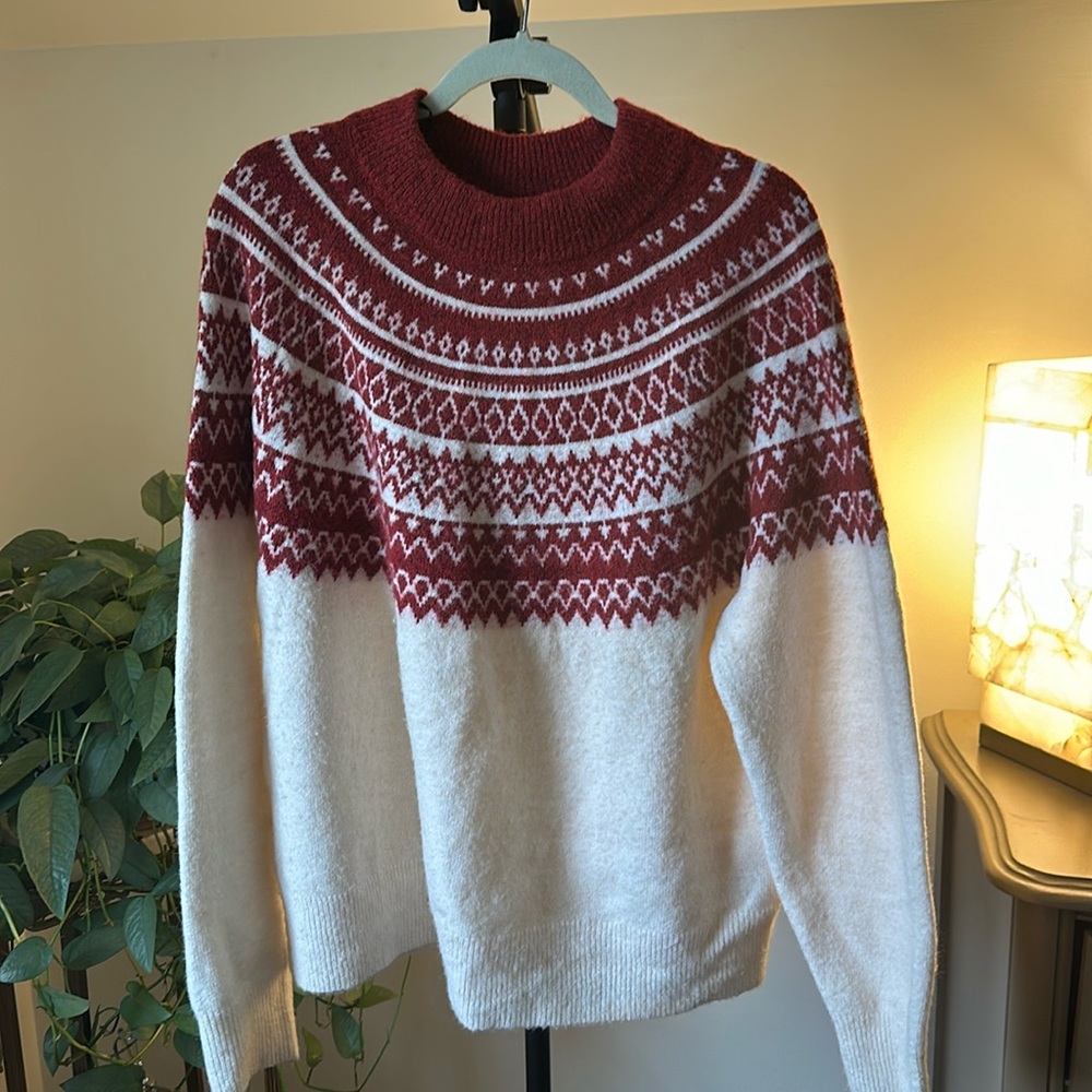 H&M women’s fair isle sweater